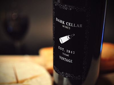 Dark Cellar Wines Mockup 1 cellar dark wine