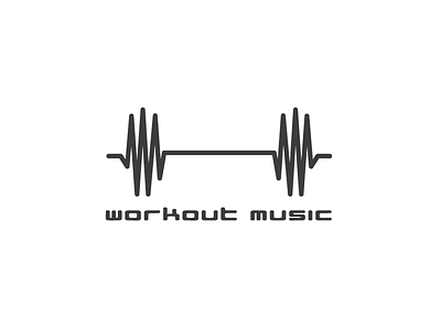 Workout Music barbell sound wave workout