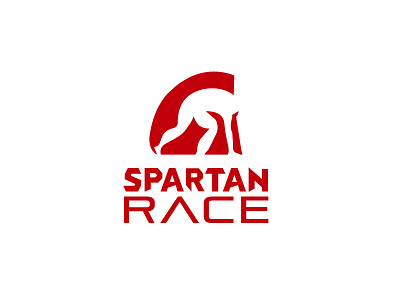 Spartan Race Logo 3 challenge design helmet logo negative space race spartan