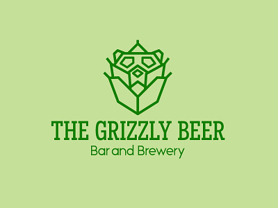 Grizzly Beer bar bear beer brewery hops mock