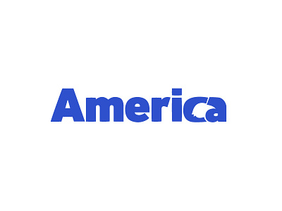 America Logotype america bald eagle concept eagle logotype negative space usa