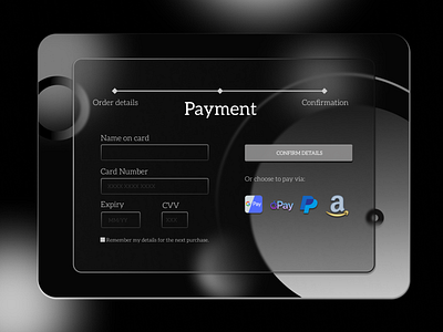 Credit Card Checkout app app design beginner ui designer design ui uiux designer website esigner