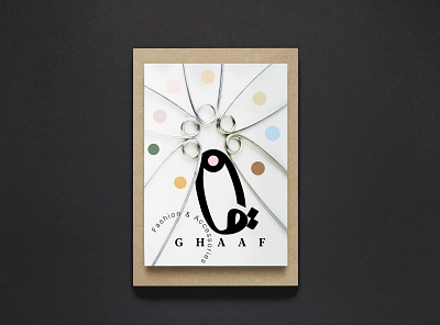 Postcard for Ghaaf berlin bookdesign branding brochure fashion flyer design germany layou layoutdesign layouts logo logodesign postcard postcard design poster poster design print print design safety pin typogaphy