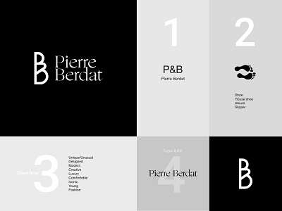 Pierre Berdat logo concept