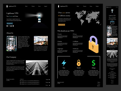 Lighthouse VPN Website