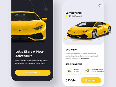 Car Booking branding design graphic design illustration logo mobile app design ui uiux ux vector