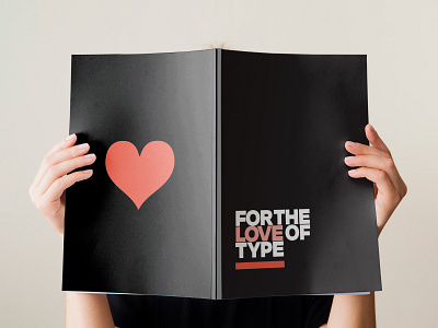 For the Love of Type book design graphic design typography