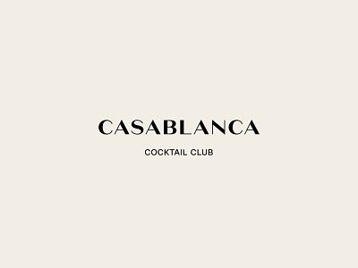 Casablanca Cocktail Club primary logo