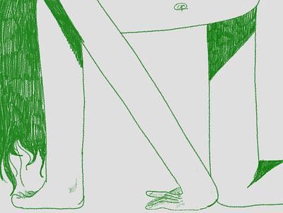 Person Kneeling cartoon illustration