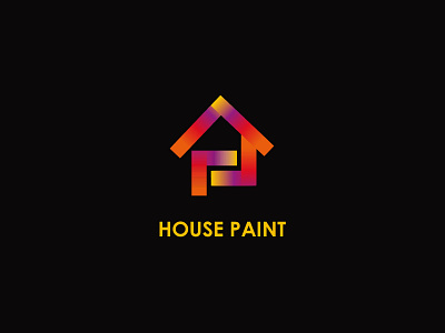 House Paint 3d branding graphic design logo