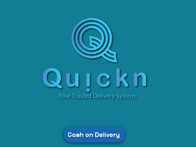 Quickn arifin delivery flat logo logofolio minimalist quickn