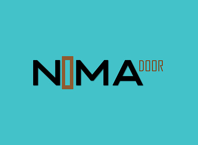 Nima Door & Furniture arifin branding design door logo furniture logo graphic design illustration logo logo design minimalist nima door furniture tanvir wood logo wooden logo