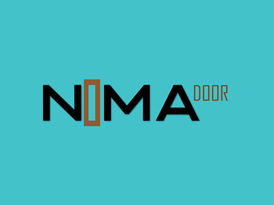 Nima Door & Furniture arifin branding design door logo furniture logo graphic design illustration logo logo design minimalist nima door furniture tanvir wood logo wooden logo