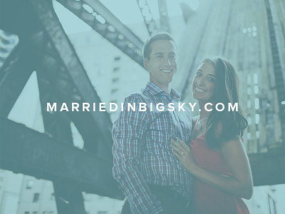 Married In Big Sky montana web design website wedding