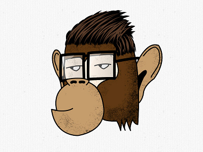 Brass Monkey illustration monkey