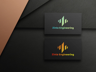 Zinta Engineering logo brandiing engineering logo graphic design illustrator logo minimal logo modern logo photoshop