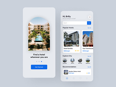 Hotel Booking App design hotel hotel booking app mobile app mobile app design mobile design mobile ui ui