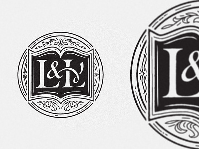 Letter & Liturgy bage black black and white book branding christian church design education flourish icon illustration letter logo mark typography university vector vintage vintage logo