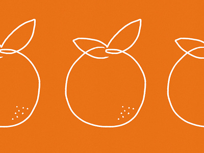 Orange - Line Study botanical bright citrus design fresh fruit illustrated illustration line lineart lines minimal minimalism orange simple society6
