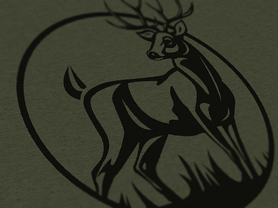 Whitetail Stag illustration/Shirt adventure buck cottonbureau deer design forest hunting icon illustration logo minimal mountains outdoors shirt simple stag tshirt vector vintage whitetail