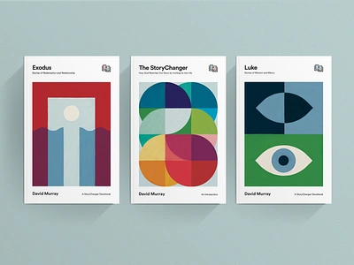 The StoryChanger Series artwork biblical branding christian church design eye geometric icon illustration logo minimal modern modernist series shapes simple water