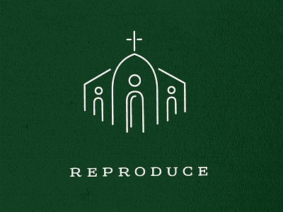 Gospel Print #6 church gospel icon line work redeemer reproduce
