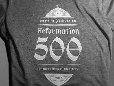 Reformation 500 shirts up!