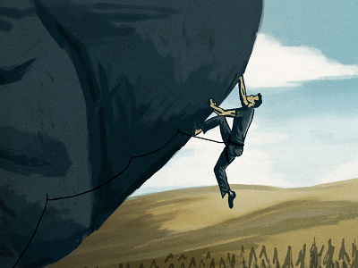 Climbing Illustration detail