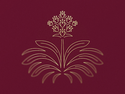 Annointing annointed christian costly design floral flower gold icon illustration meditation minimal nard simple vector