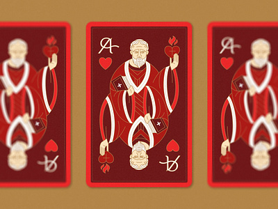 St.  Augustine - Playing Card