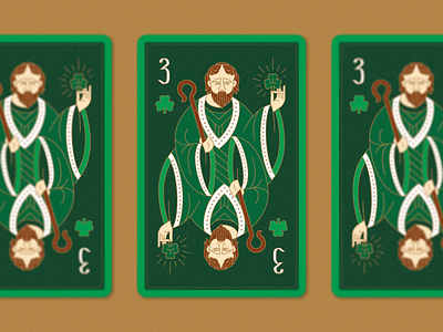 St. Patrick - Playing Card