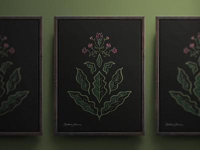 Nicotiana Tabacum Print botanical cigar design floral gouache green illustration minimal mockup pink pipe simple smoke symmetry tobacco type typography