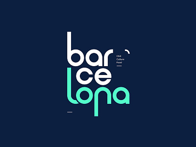 Barcelona barcelona letters type typography