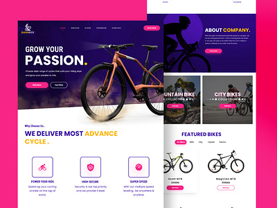 Cycle Website UI
