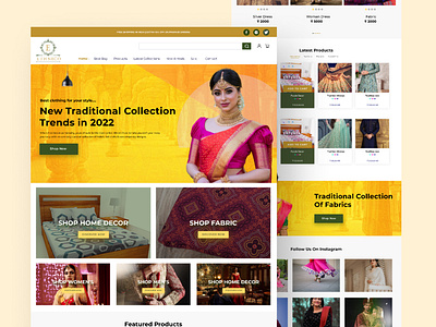 Clothing Website Homepage UI