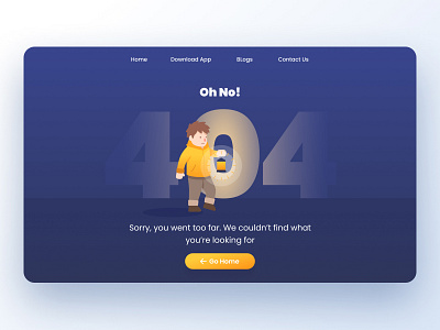 404 page ui