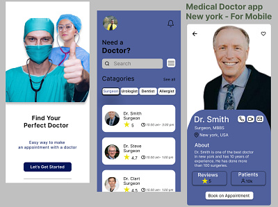 Medical App- For Mobile app branding design graphic design illustration logo typography ui ux vector