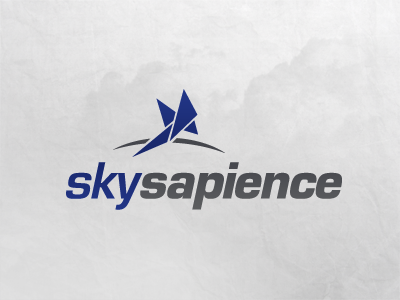 Sky Sapience bird logo sky