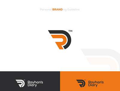 Personal Branding - RD letter logo brand identity logo personal brading rd logo
