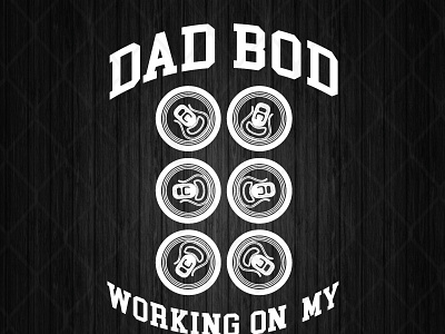 Dad Bod Working On My Six Pack dad dad bod fathers day