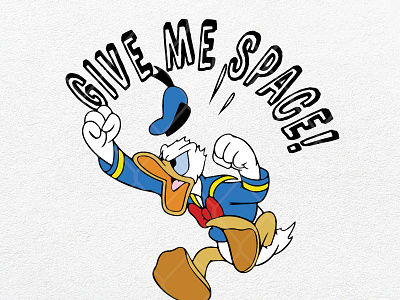 Donald Duck Give Me Space disney donaldduck giveme space