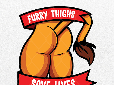 Lion Furry Thighs Save Lives Proud Furry Pride Fandom