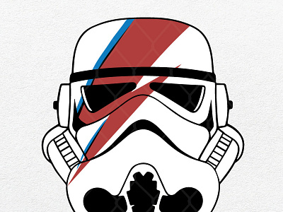David Bowie Ziggy Stardust Star Wars Stormtrooper david bowie star wars ziggy
