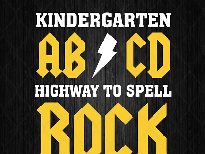 Kindergarten ABCD Highway To Spell Rock