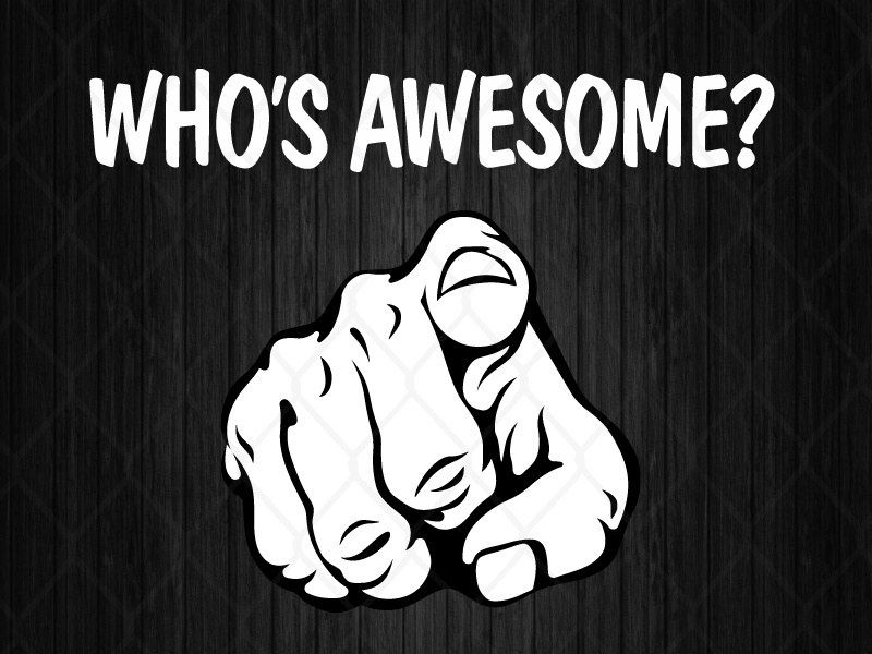 Who’s Awesome Not You You’re A Cunt by SVG Prints on Dribbble