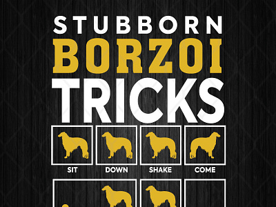 Stubborn Borzoi Dog Tricks