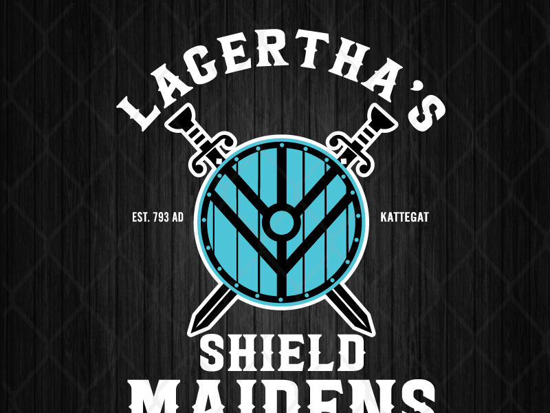 5. "Lagertha Shield Nail Decals" - wide 2