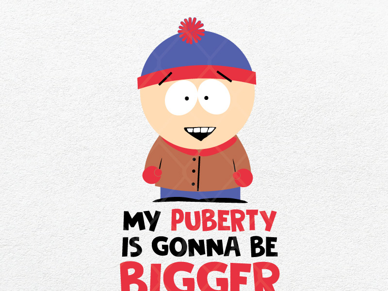 South Park Stan Puberty by SVG Prints on Dribbble