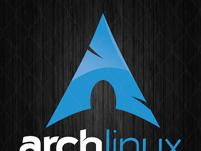 Arch Linux Tagline and Logo Open Source OS