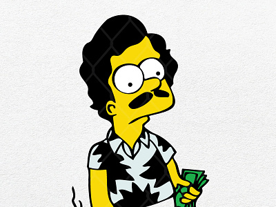 Pablo Escobar Bart Simpson